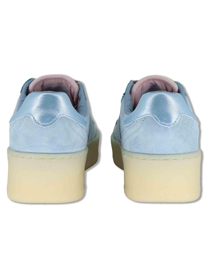 Sneakers donna Turin in nabuk azzurro con suola alta 1265100 36_Azul Victoria 