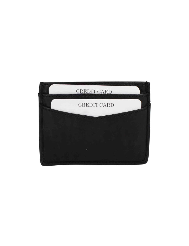 Portacarte uomo in pelle vintage nero MRS241P156 C99 Minoronzoni 