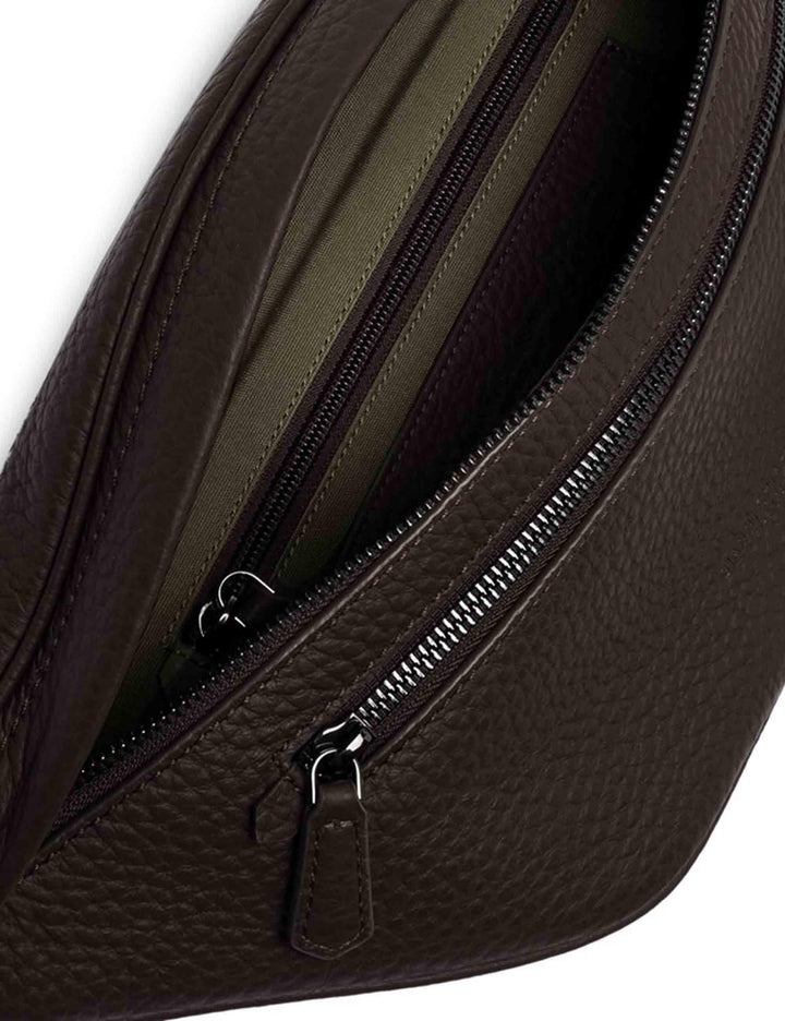 Marsupi uomo Florence in pelle testa di moro MPU B17814 DS 221 Gianni Chiarini 