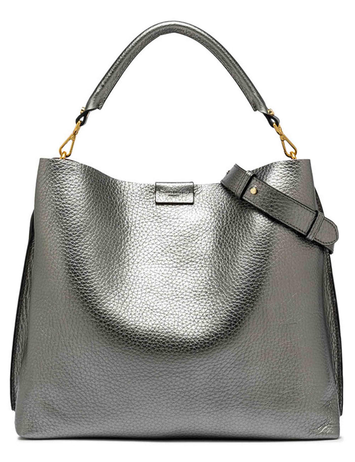 Borse donna Aretha in pelle argento BS11833 14205 RNGDBL Gianni Chiarini 