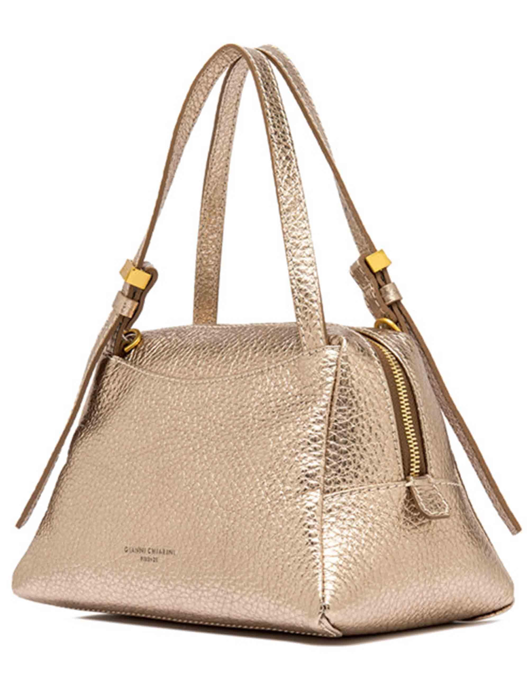 Borse donna Dea in pelle platino con doppi manici e tracolla removibile BS11525 TKL 6083 Gianni Chiarini 