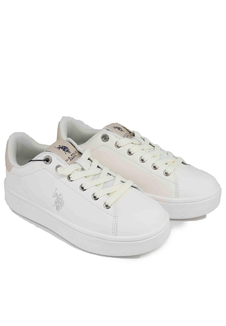 Sneakers donna in eco pelle bianca MARAYA001B WHI U.S. Polo Assn. 