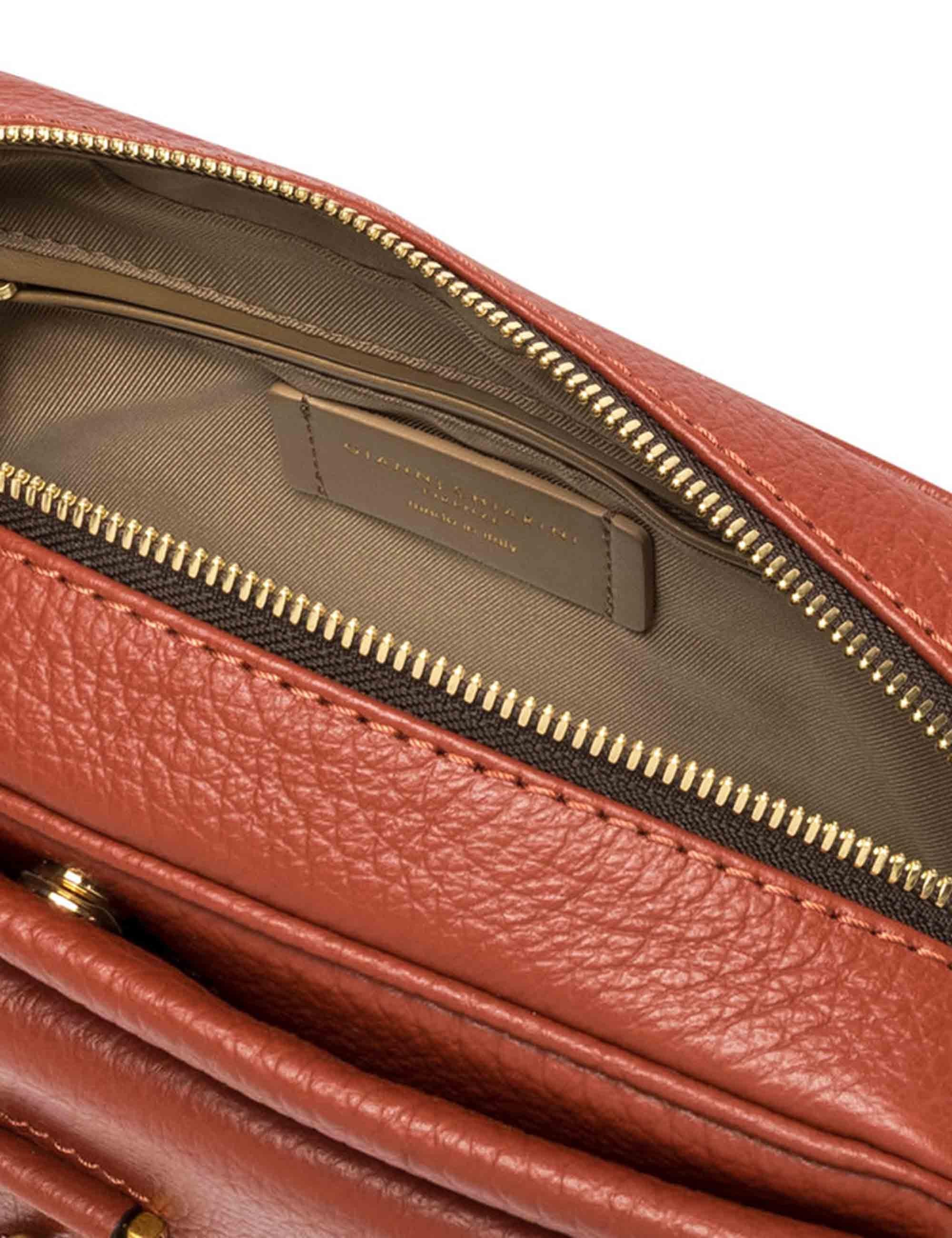 Borse donna Marisol in pelle cuoio con tracolla removibile e gancio oro BS11516 206 TKL Gianni Chiarini 