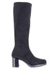 Women's Black Stretch Eco Suede Boots 78173-AE 05