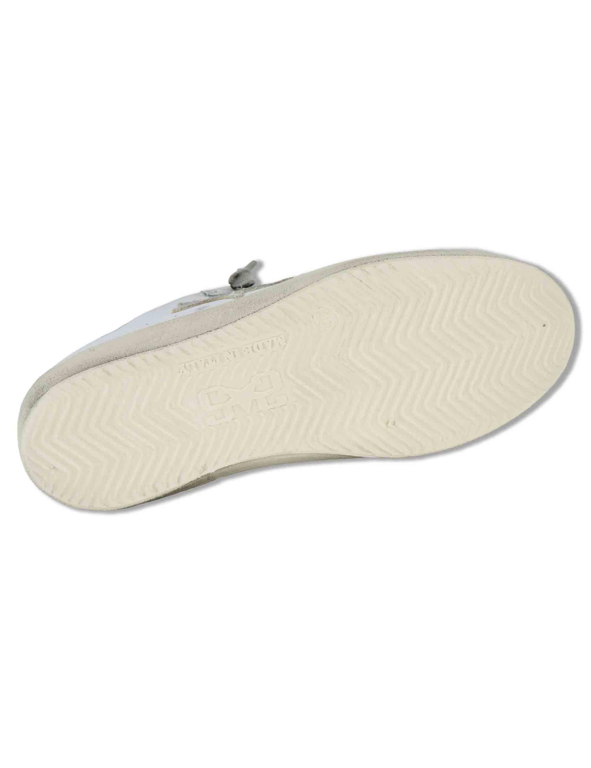 Sneakers donna Prime in pelle bianca e beige con stelle 2SD5090 147 2Star 