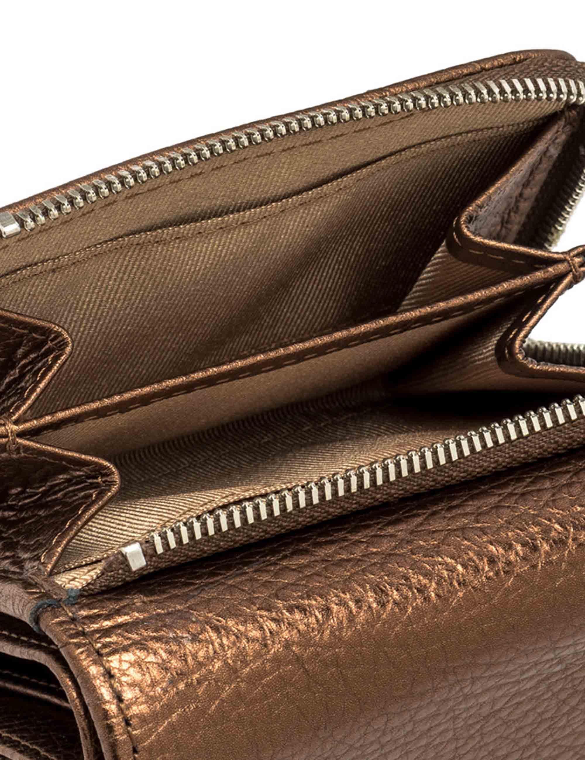 Portafogli donna Wallets Grain in pelle bronzo PFW5065 14167 GRN LM Gianni Chiarini 