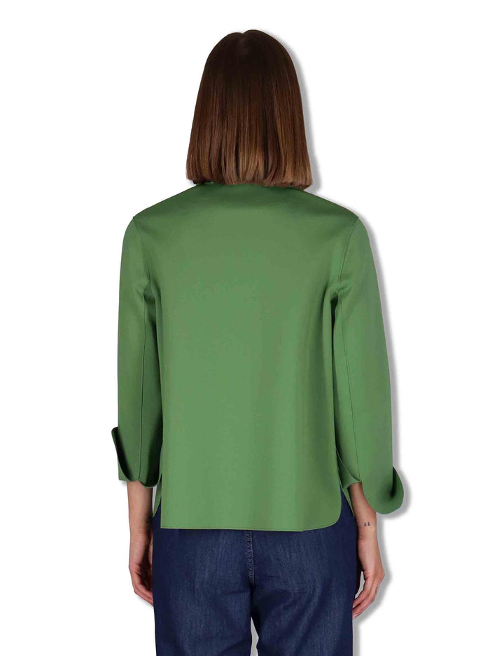 Giacche donna monopetto Angelico in tessuto stretch verde 50260010 300 Ewooluzione 