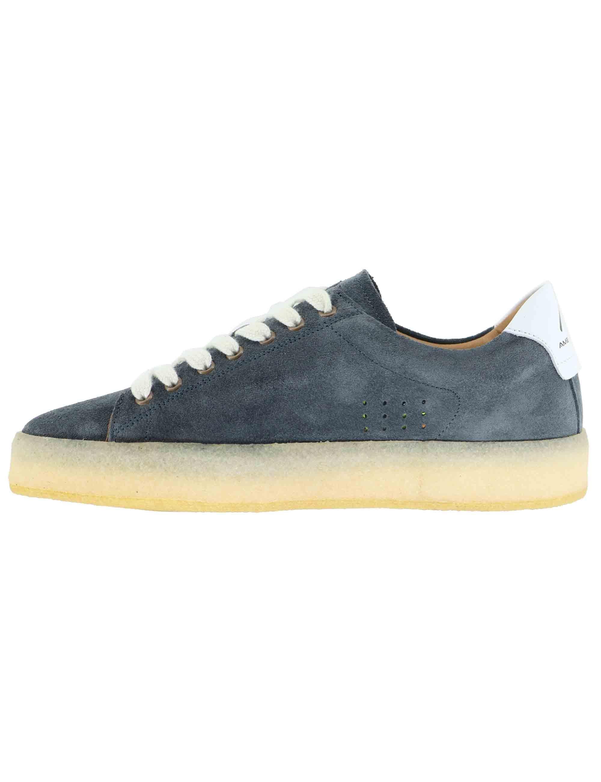 Sneakers uomo Vander in camoscio blu 13410 11175AM Ambitious 