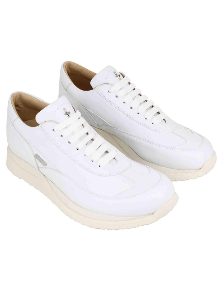 Sneakers uomo in pelle bianca GU65700T 1 Cesare Paciotti 