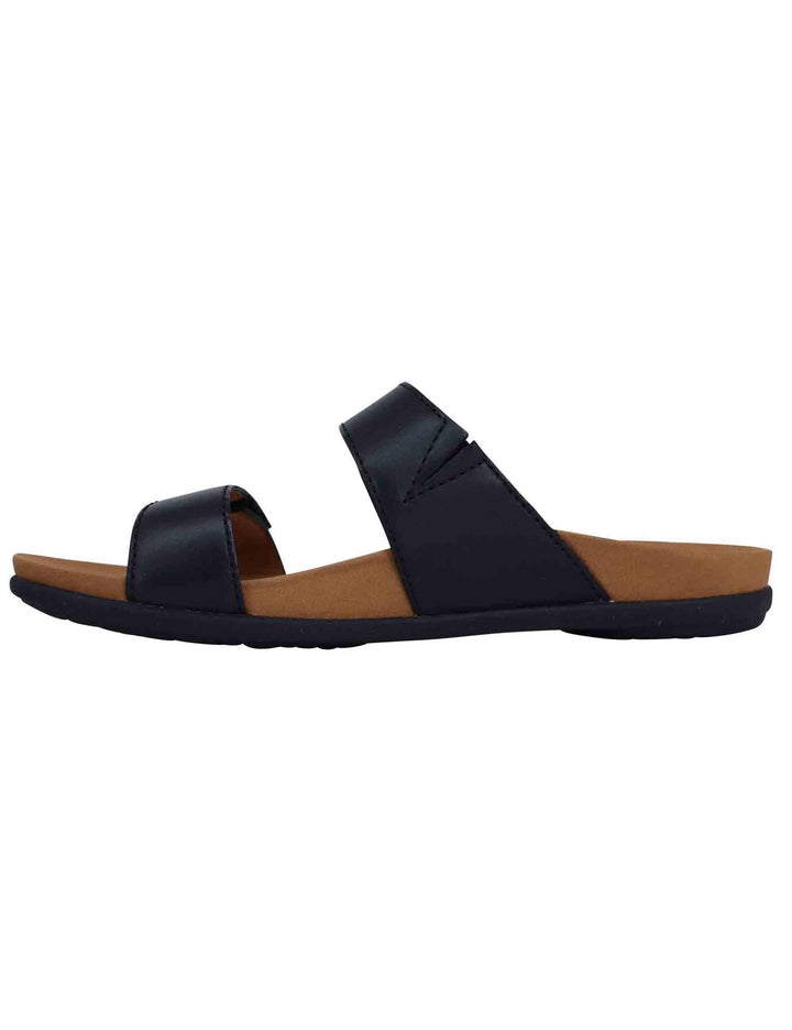 Sandali bassi donna in pelle nera con fibbia laterale JUSTINE 6220-500200 Dansko 