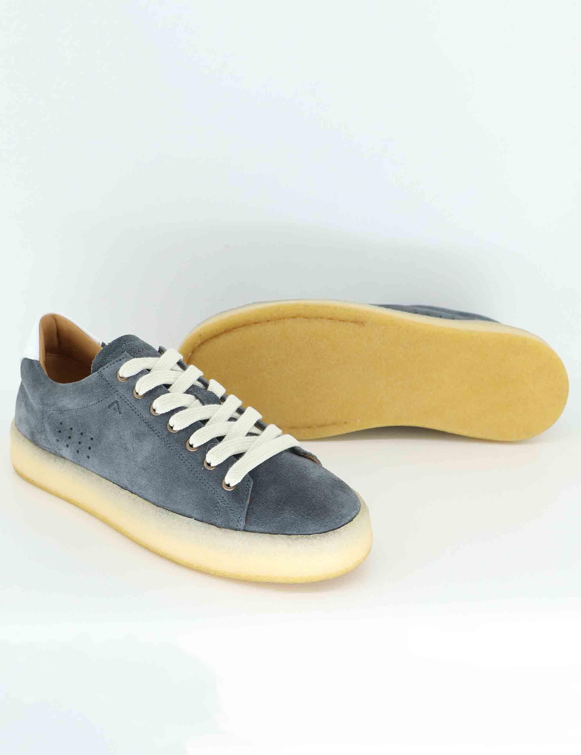 Sneakers uomo Vander in camoscio blu 13410 11175AM Ambitious 