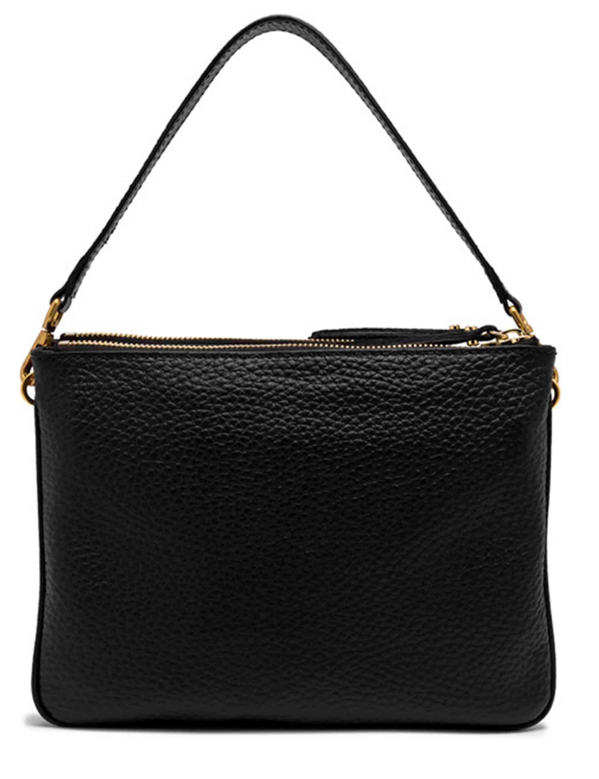 Borse donna Frida in pelle nera con doppia tracolla BS10436 001 TKL Gianni Chiarini 