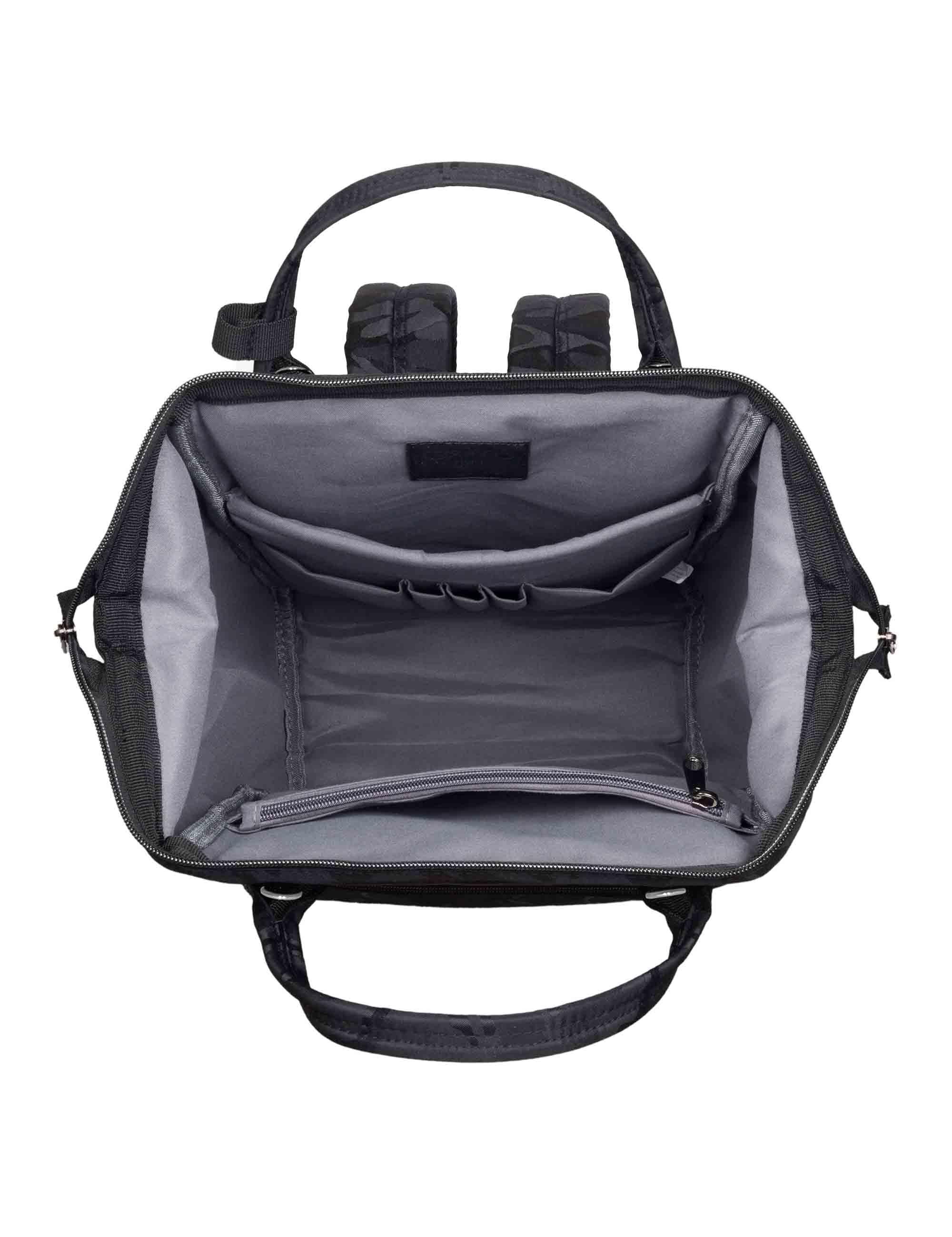 Zaini uomo in nylon nero camouflage ZAM.01 21 Extrò 