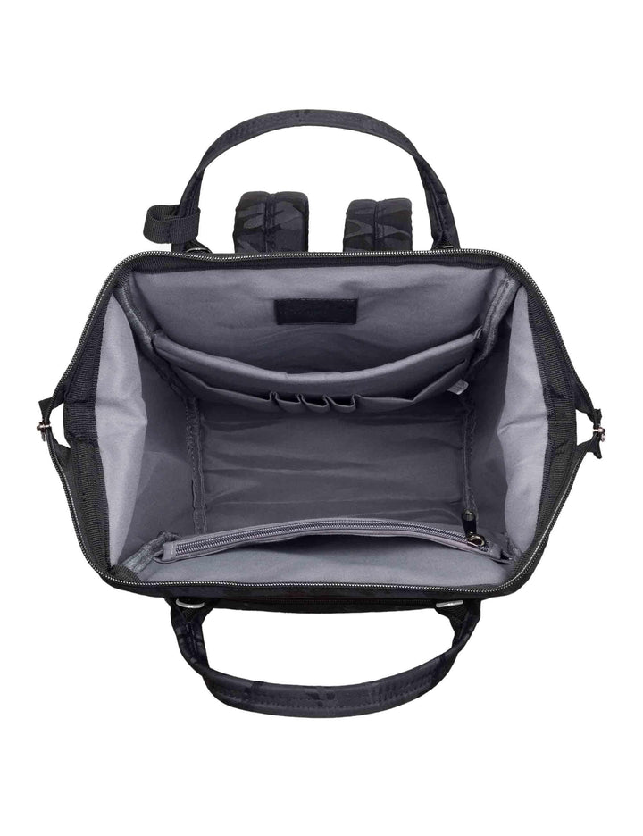 Zaini uomo in nylon nero camouflage ZAM.01 21 Extrò 