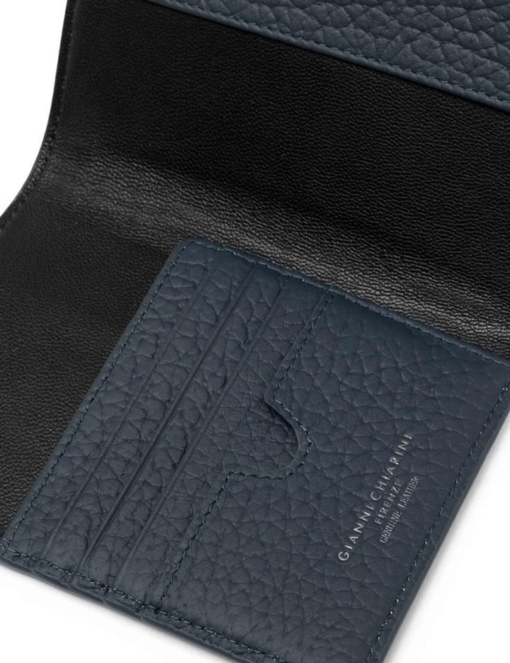 Portafogli uomo in pelle blu PF W-18295 DS 19867 TKL Gianni Chiarini 