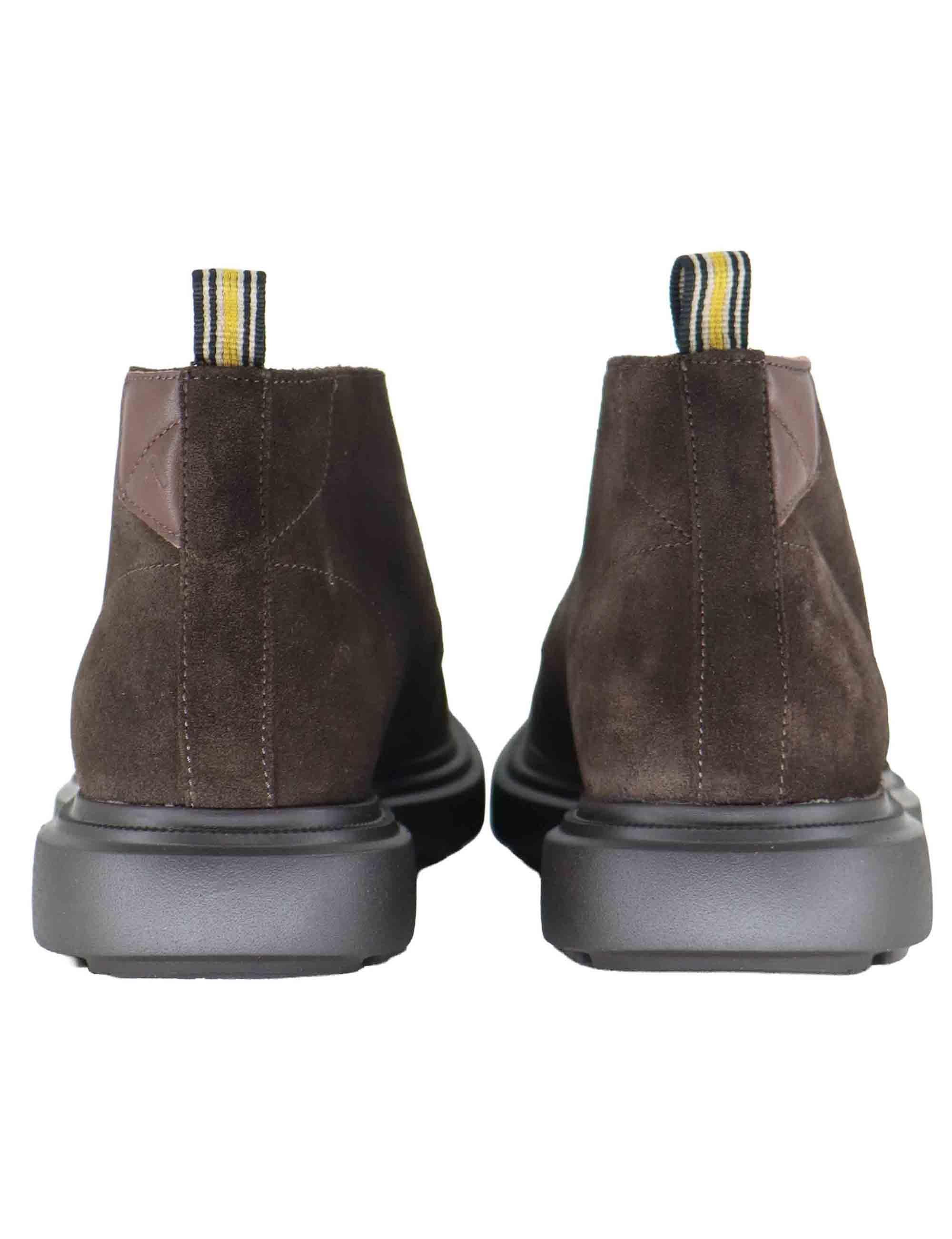 Stivaletti uomo in camoscio marrone con suola ultra light 14020 11171AM Ambitious 