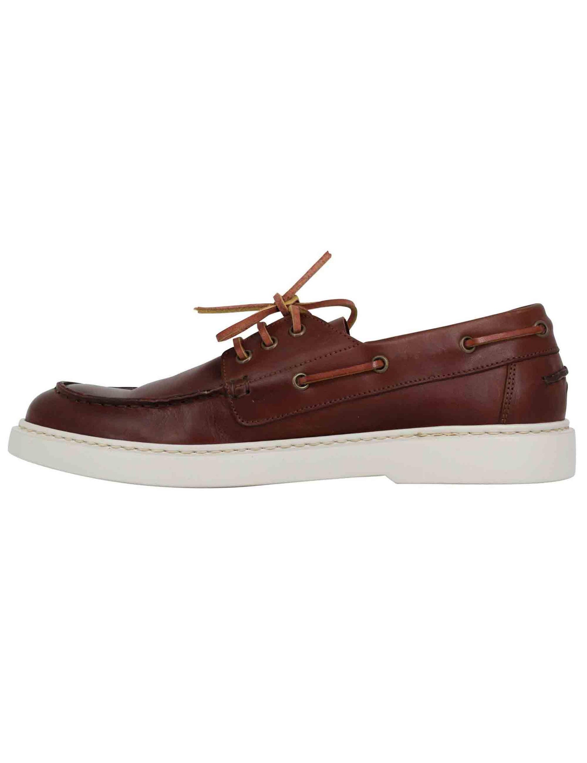 Stringate uomo in pelle cuoio con lacci in cuoio SP2646 012 Spatarella 