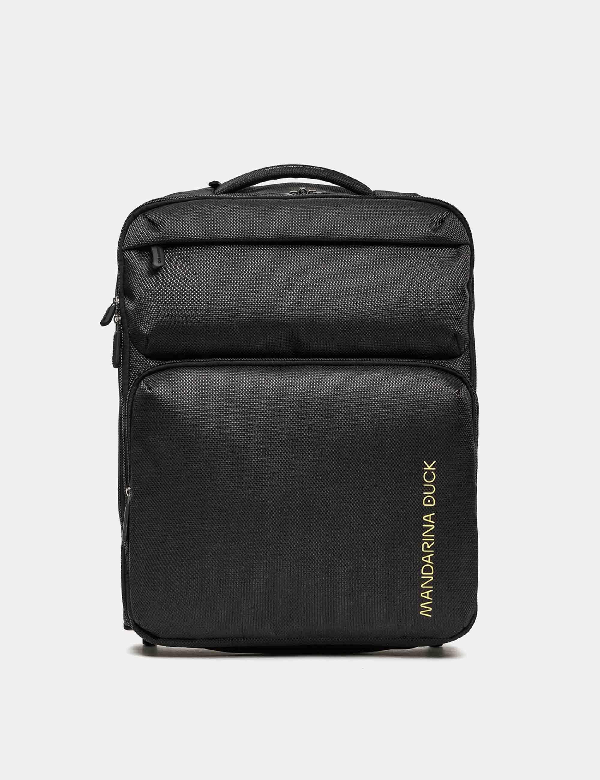 Zaini trolley soft Zephy cabin size in nero Uomo P10OTV06 651