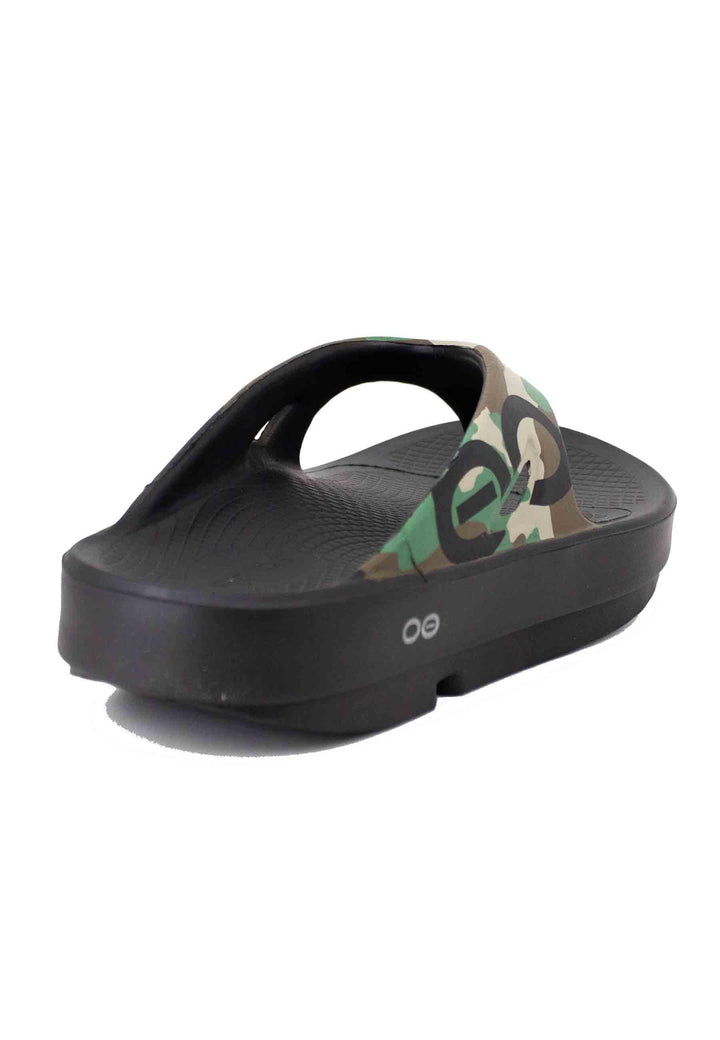 Sandali infradito uomo in morbida spuma con stampa camoufalge Ooriginal 1001WDCAMO Oofos 