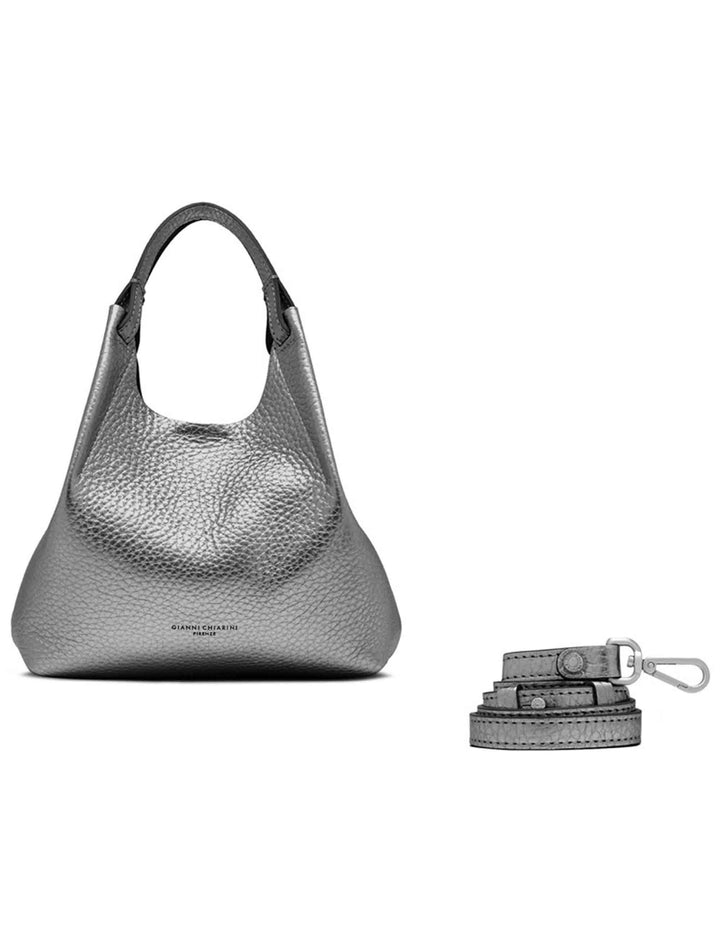 Borse donna Dua in pelle martellata argento BS9719 14205 RNGDBL Gianni Chiarini 