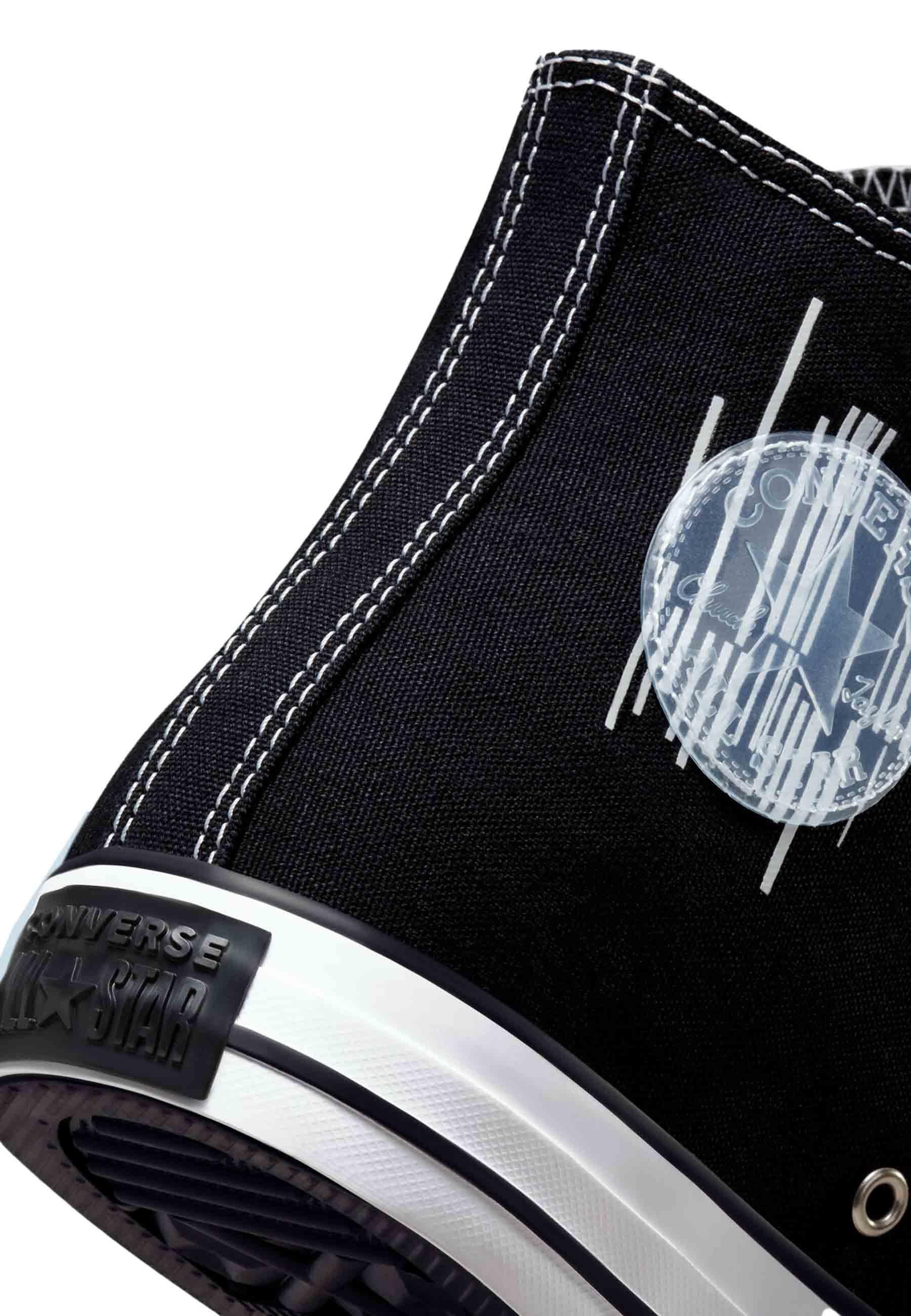 Sneakers da donna Chuck Taylor Translucent Barcode in tela nera CHUCK TAYLORD 02583C Converse 