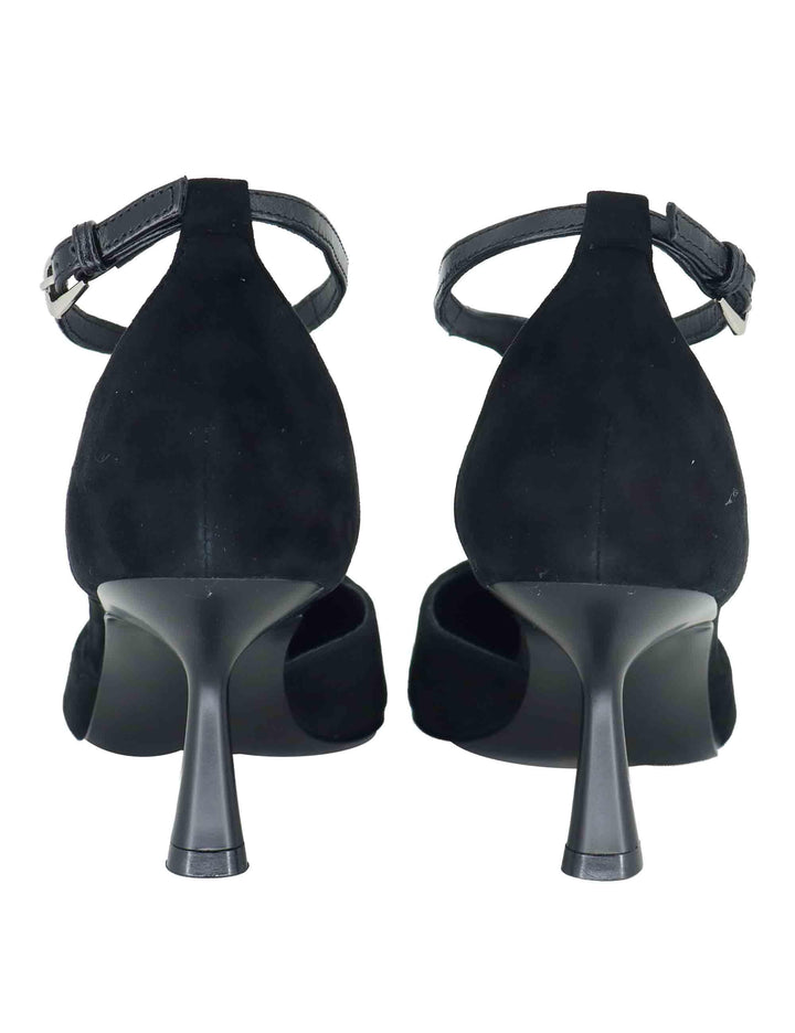 Mary Jane donna in camoscio nero tacco alto e punta a punta 521Z31VK 03 Bibi Lou 