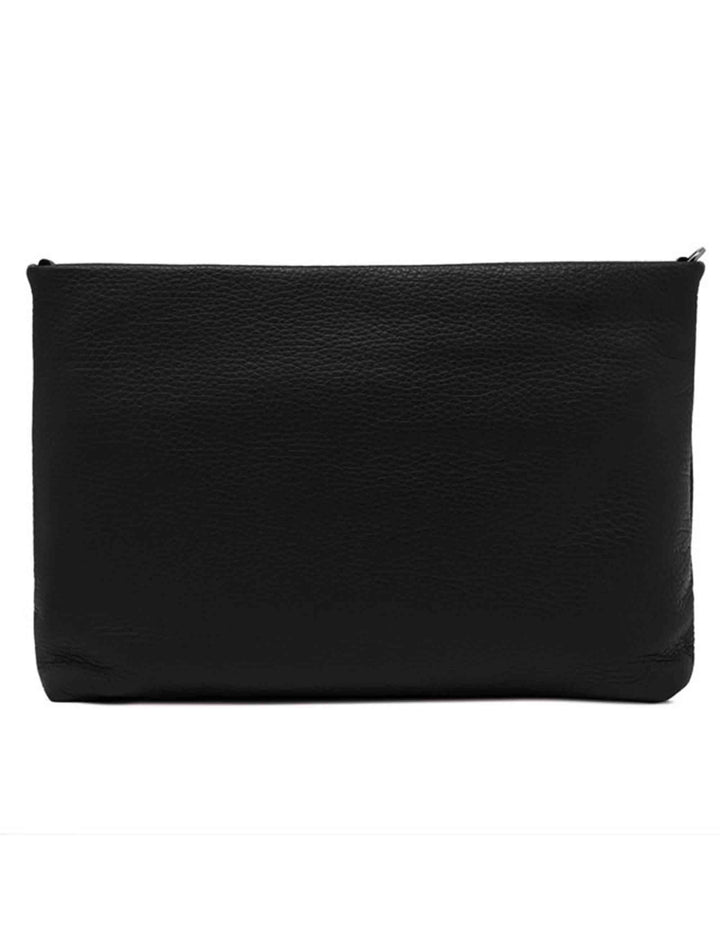 Borse donna Branda in pelle nera con catena e tracolla in pelle removibile BS8265 001 GRN-EM Gianni Chiarini 