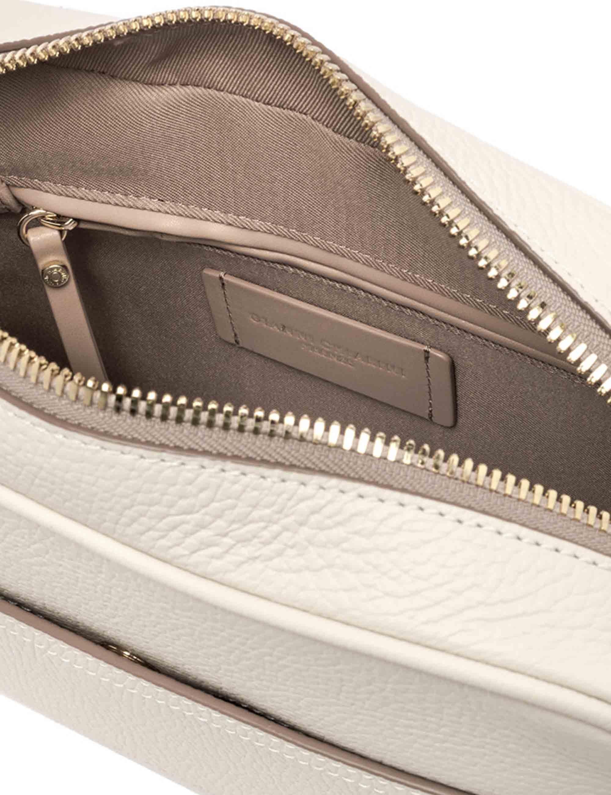 Borse donna Nina in pelle panna con tracolla BS11180 3890 COMM GRN-NA Gianni Chiarini 