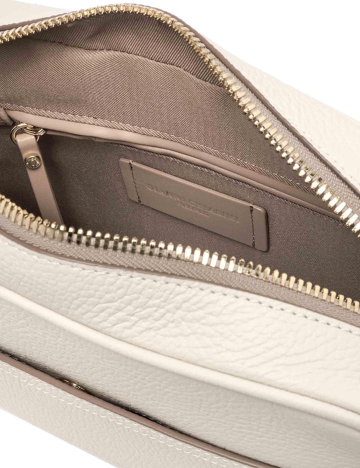 Borse donna Nina in pelle panna con tracolla BS11180 3890 COMM GRN-NA Gianni Chiarini 