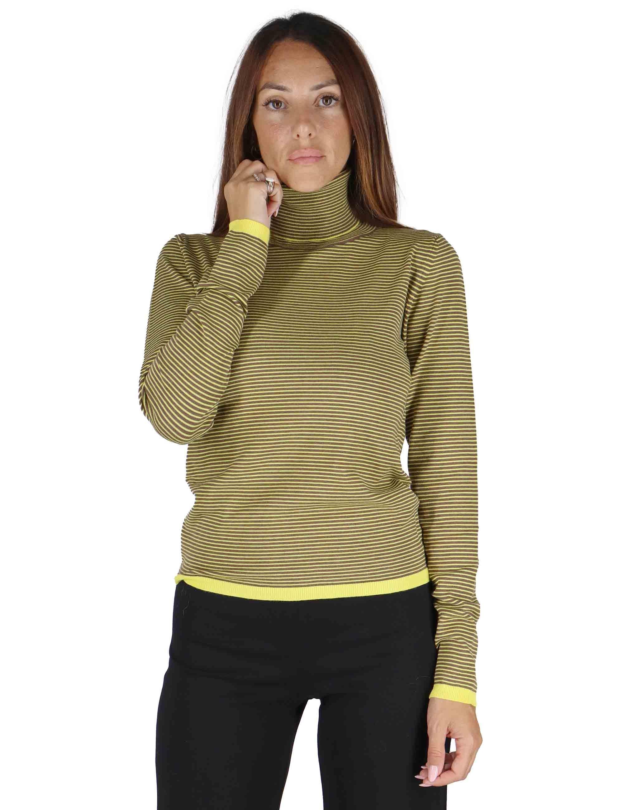 Maglione Donna JABMF0025-G056 1220 - Lana Gialla Justmine