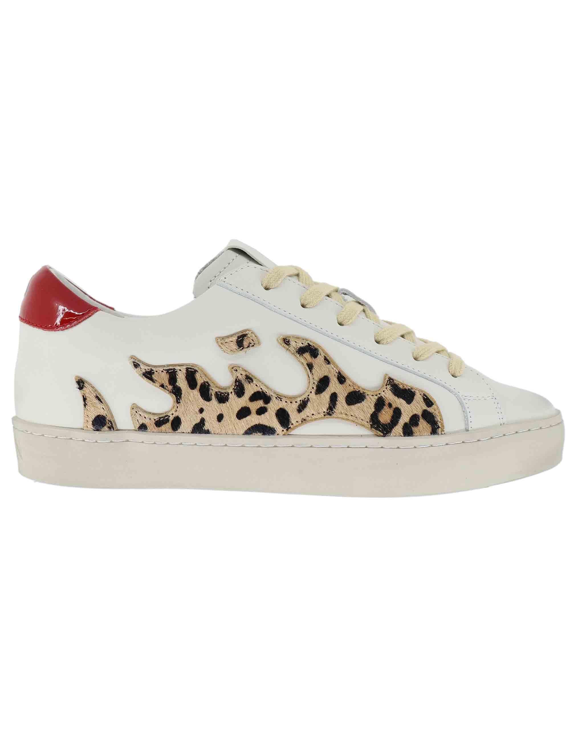 Sneakers donna Gamin in pelle bianca 100136GM 701 Bibi Lou 