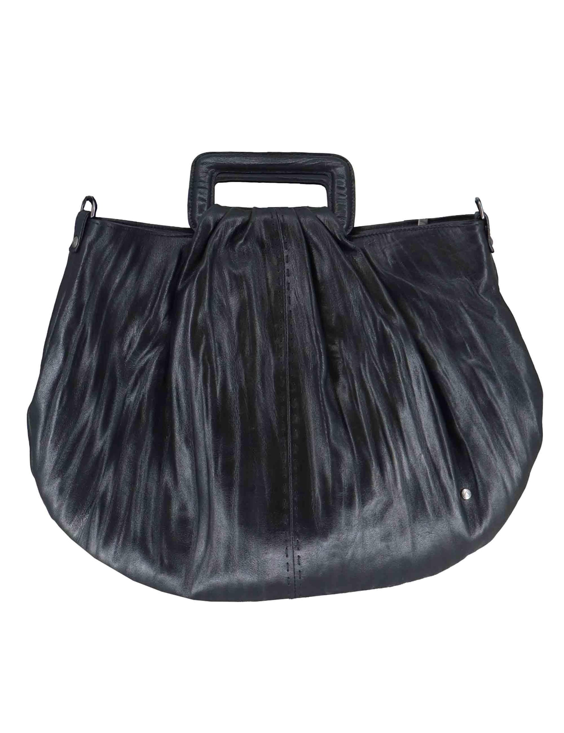 Borse donna glamour in pelle nera RBS 9602 047 Rehard 