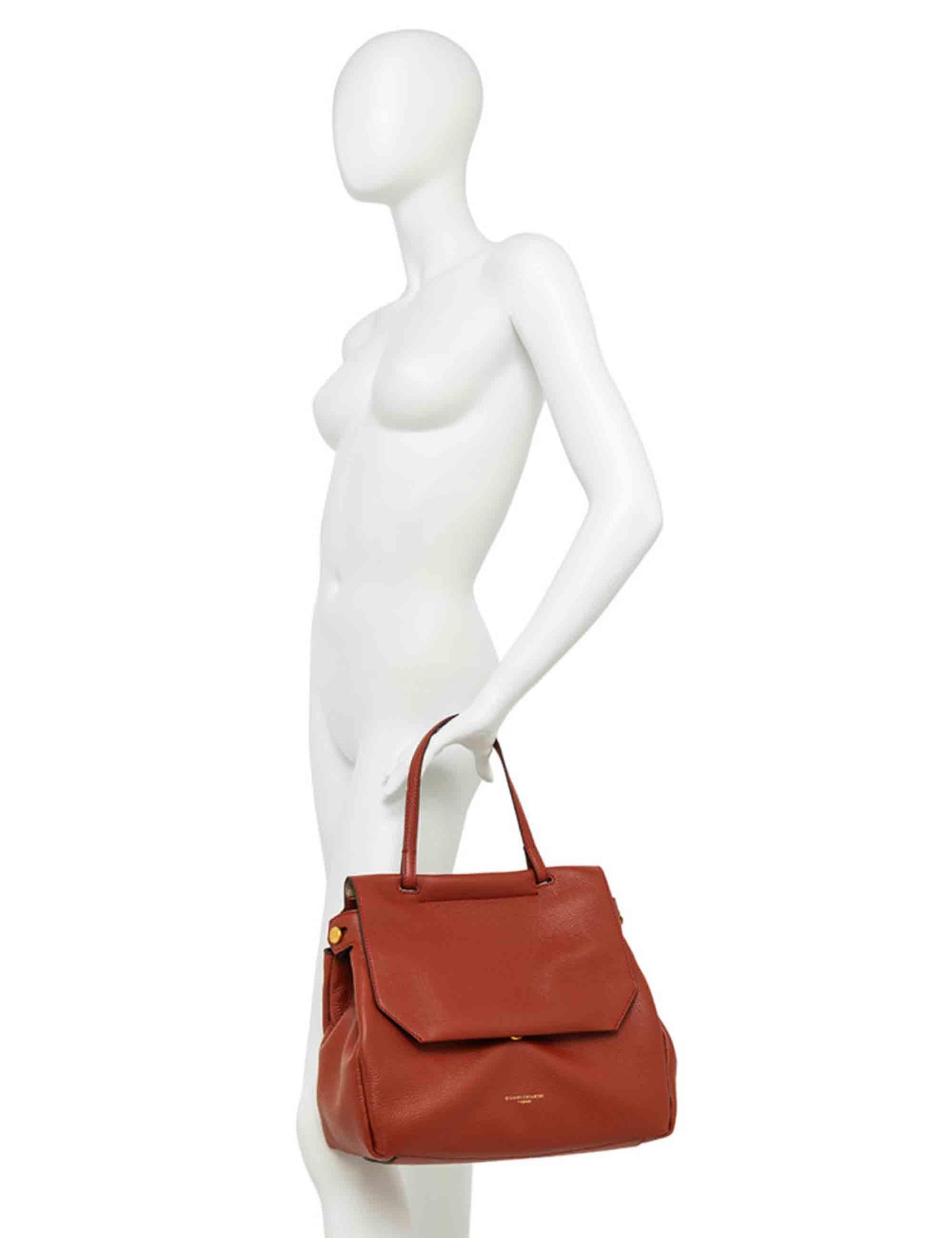 Borse donna Ottavia in pelle nera con manico e tracolla BS11376 001 GRN Gianni Chiarini 