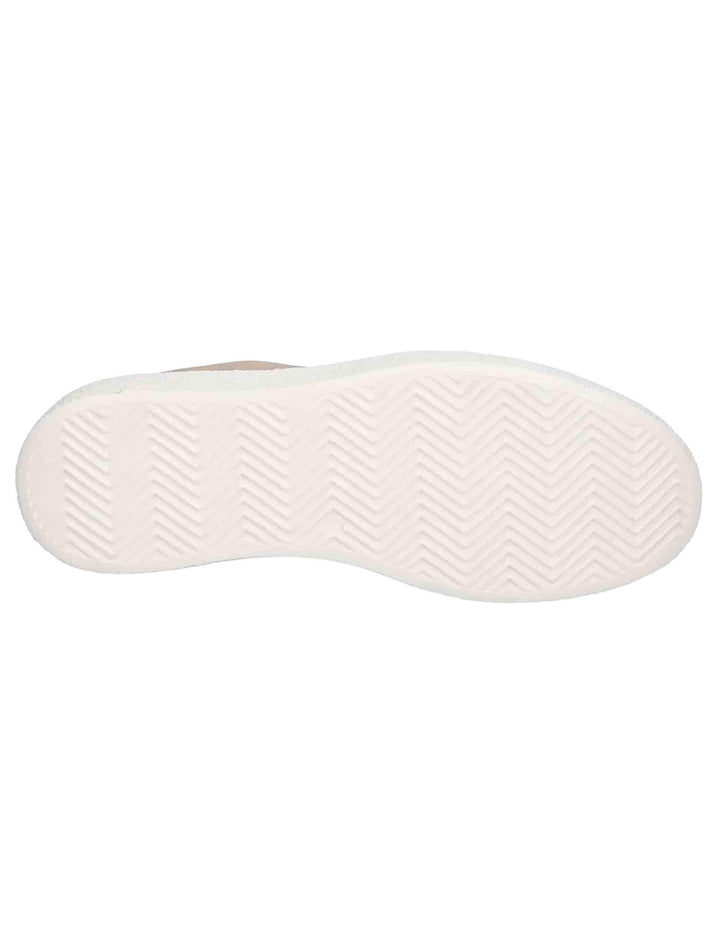 Sneakers donna in eco pelle beige con logo e suola alta in gomma JODY002 BEI U.S. Polo Assn. 