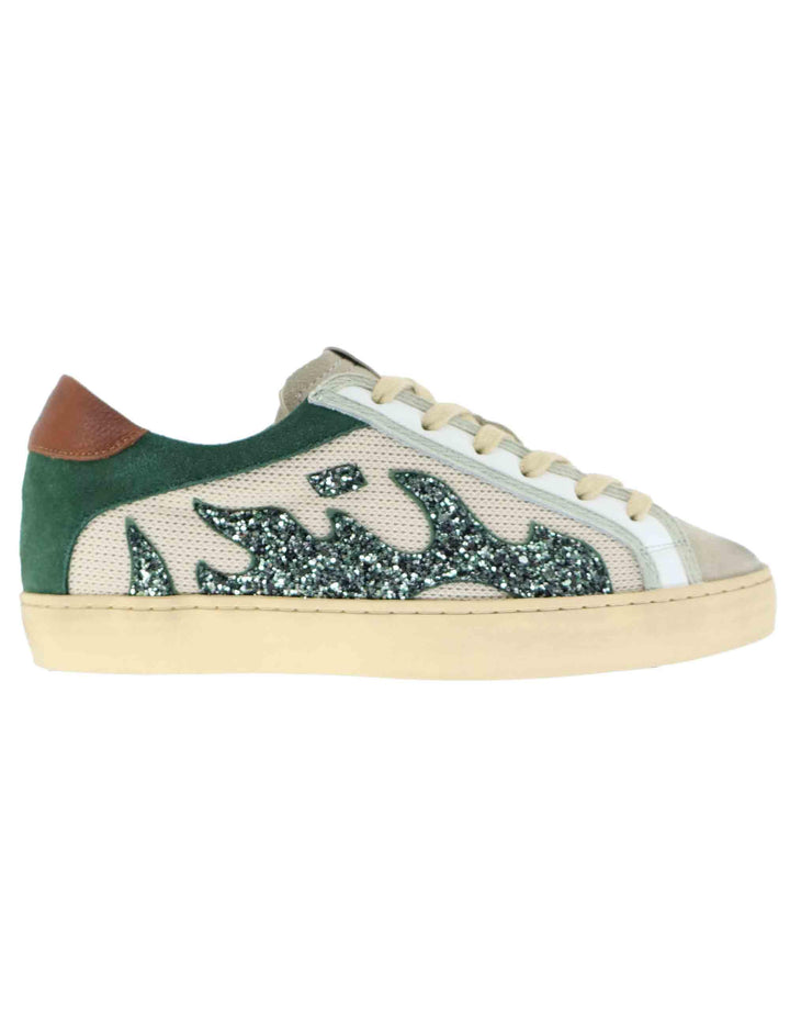Sneakers donna Gamin in pelle e tessuto verde 780134GM 025 Gamin 
