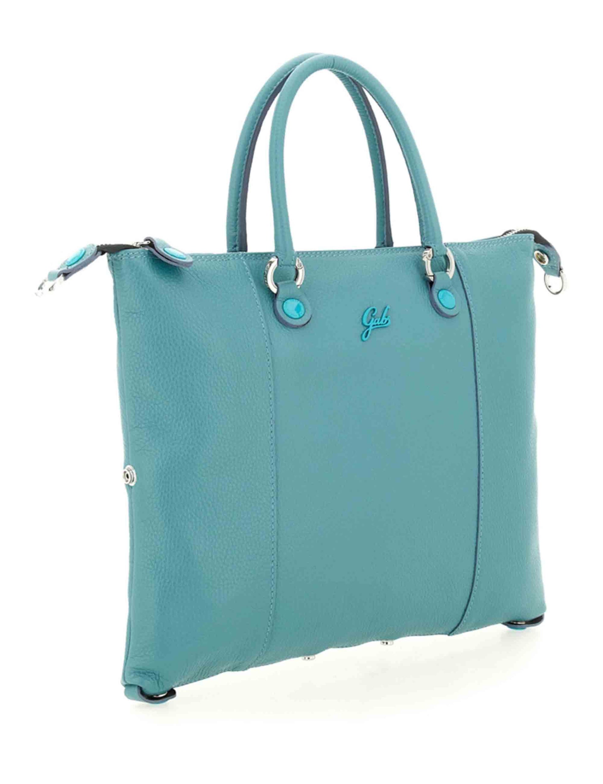 Borse donna G3 PLUS M trasformabili in pelle celeste G000033T2 X2577 C3064 Gabs 