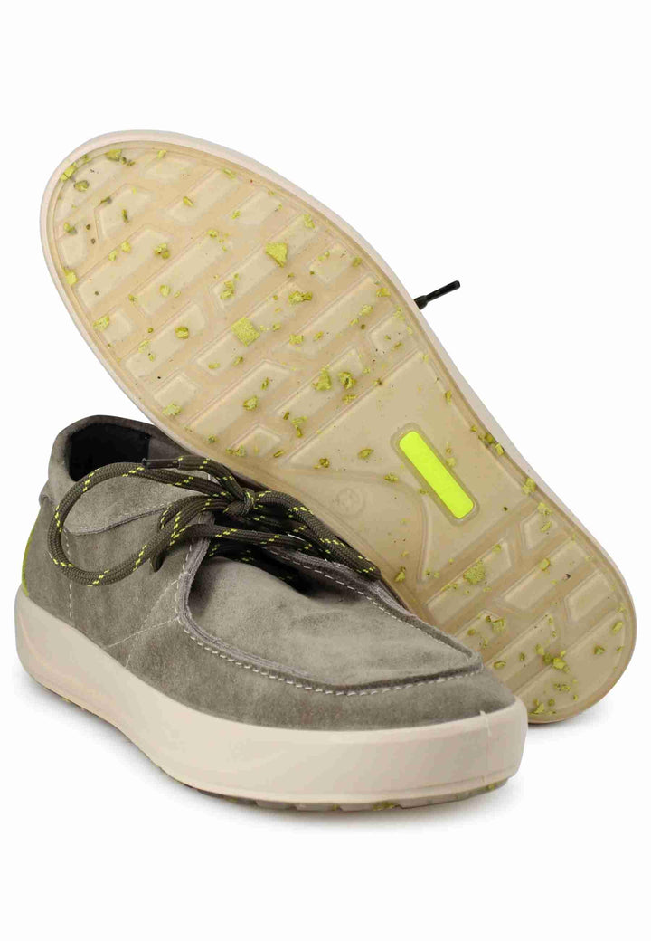 Stringate uomo Bob Cat in camoscio verde con suola in gomma JM3104 105 Jeep 