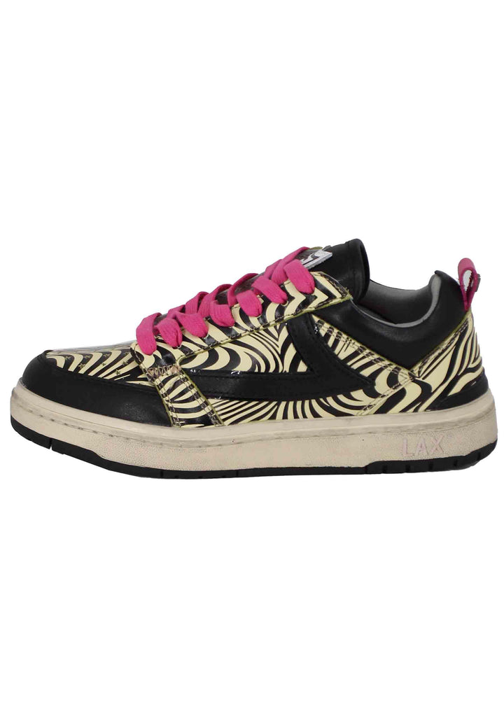 Sneakers donna Starlight Zebra in pelle animalier 23WHTSC023 900 HTC Los Angeles 