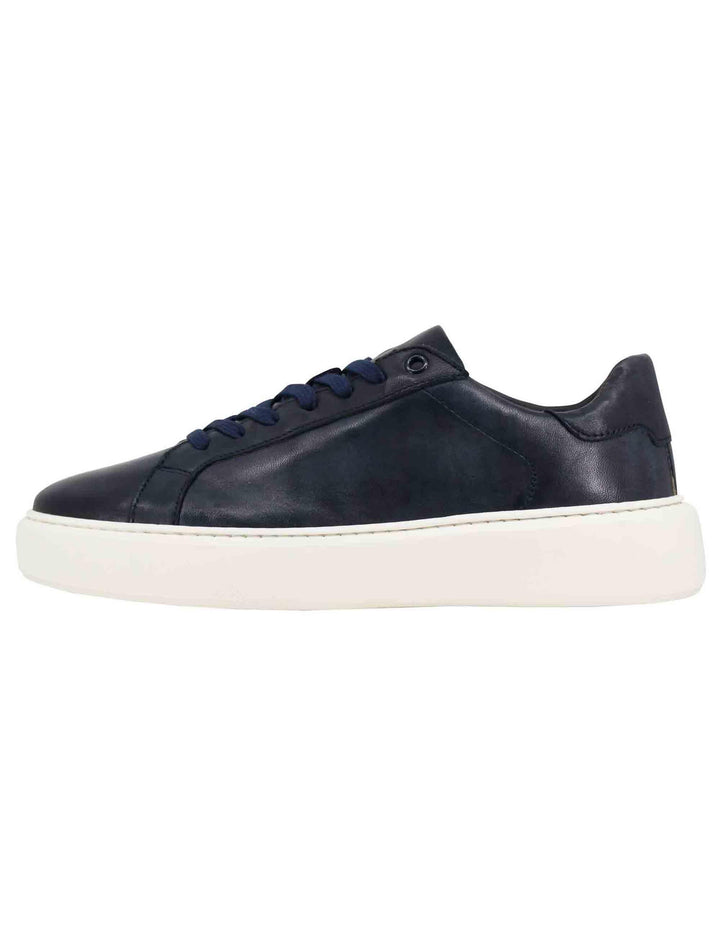 Sneakers uomo in pelle blu con suola alta ulta light SP4050 002 Spatarella 
