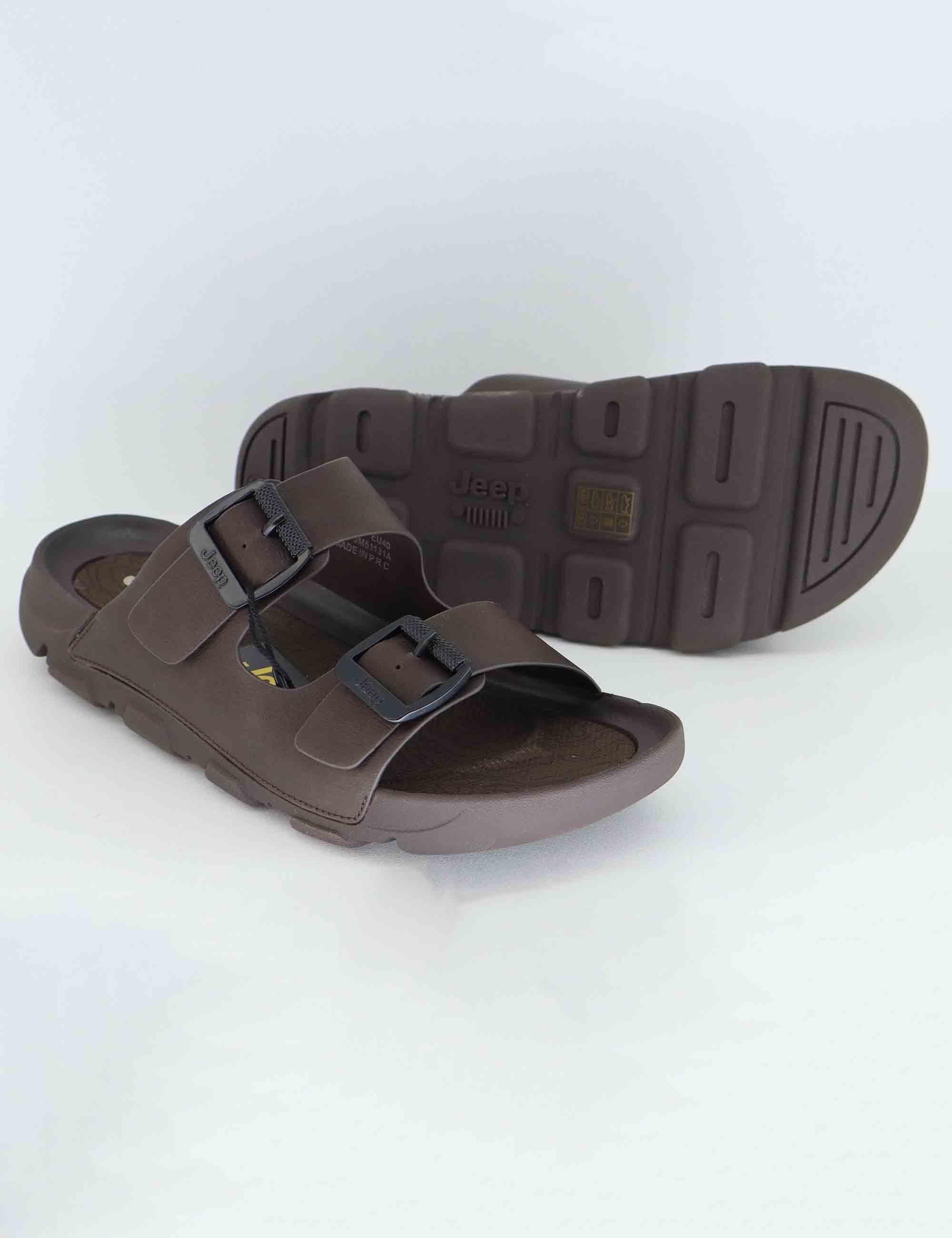 Sandali uomo Daytona in Pvc marrone JM51131A 030 Jeep 