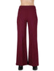 Pantaloni in tessuto bordeaux con elastico Donna JABPN0025-F1076 4280