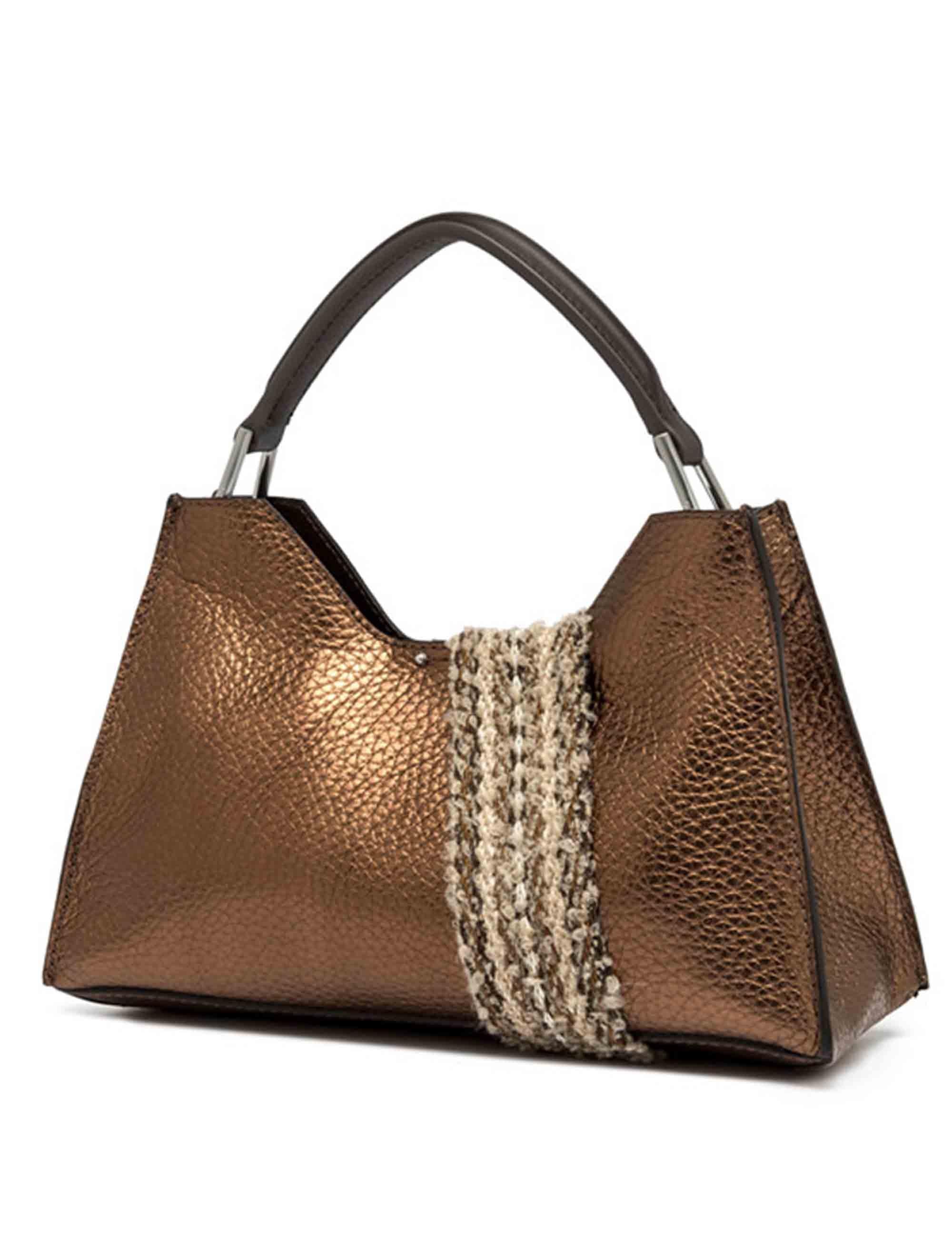 Gianni Chiarini Borse donna Aurora in pelle martellata bronzo BS10565 14204 RNGDBL-NASPM Gianni Chiarini 