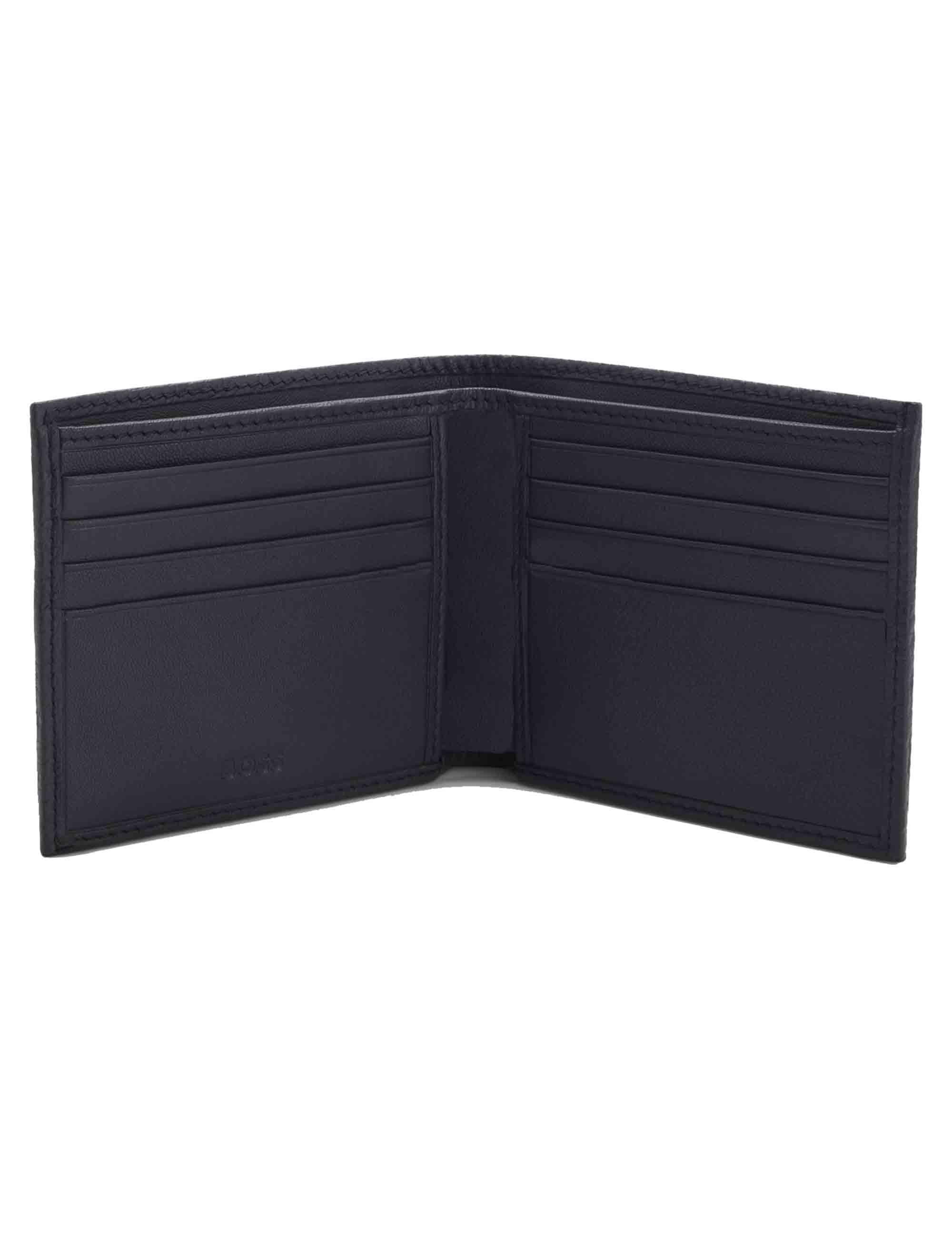 Portafogli uomo in pelle liscia nera  11 carte HBPU00021M 001 Hugo Boss 