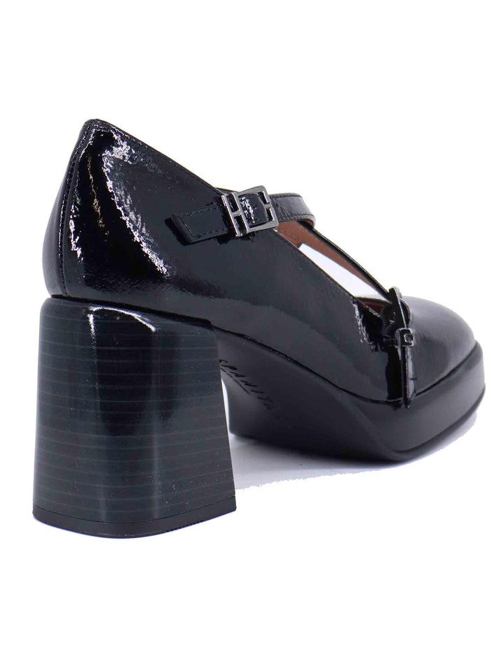 Decollete donna in pelle nera tacco alto HI243660 C002 Hispanitas 