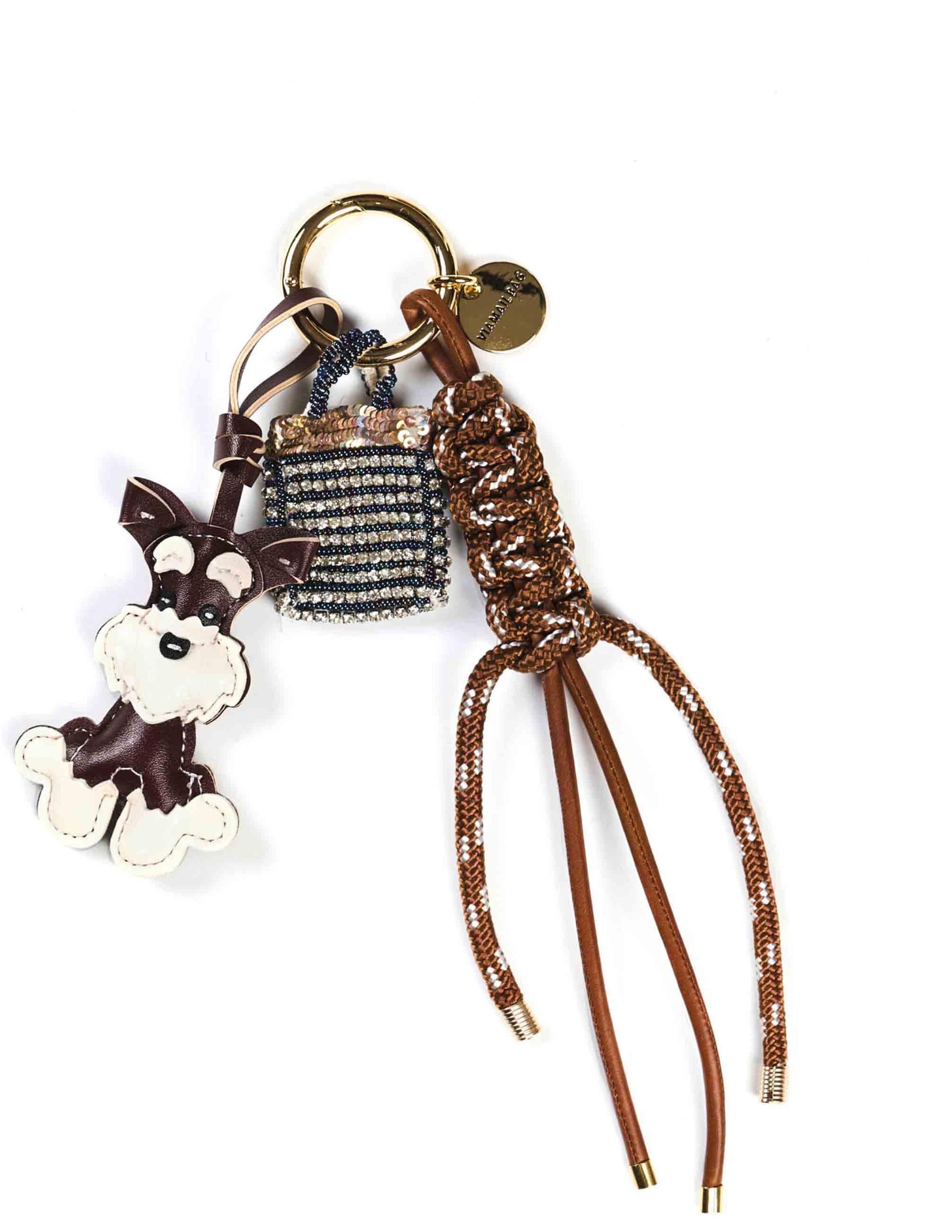 Charms per borse in finitura oro con decori BAG CHARM01 D03 Via Mail Bag 