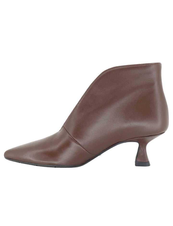 Stivaletti ankle boot donna in pelle marrone ultra soft SP1073 014 Spatarella 