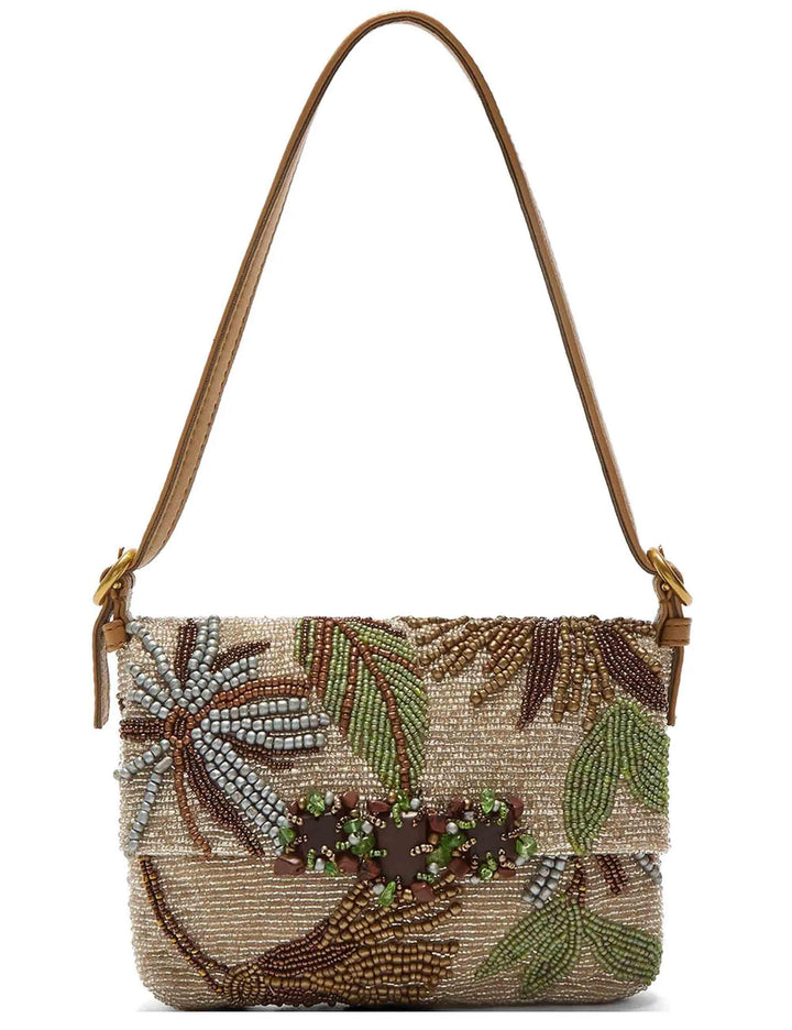 Borse donna Silven Garden in perline beige con tracolla BF000591258 B1138 Maliparmi 