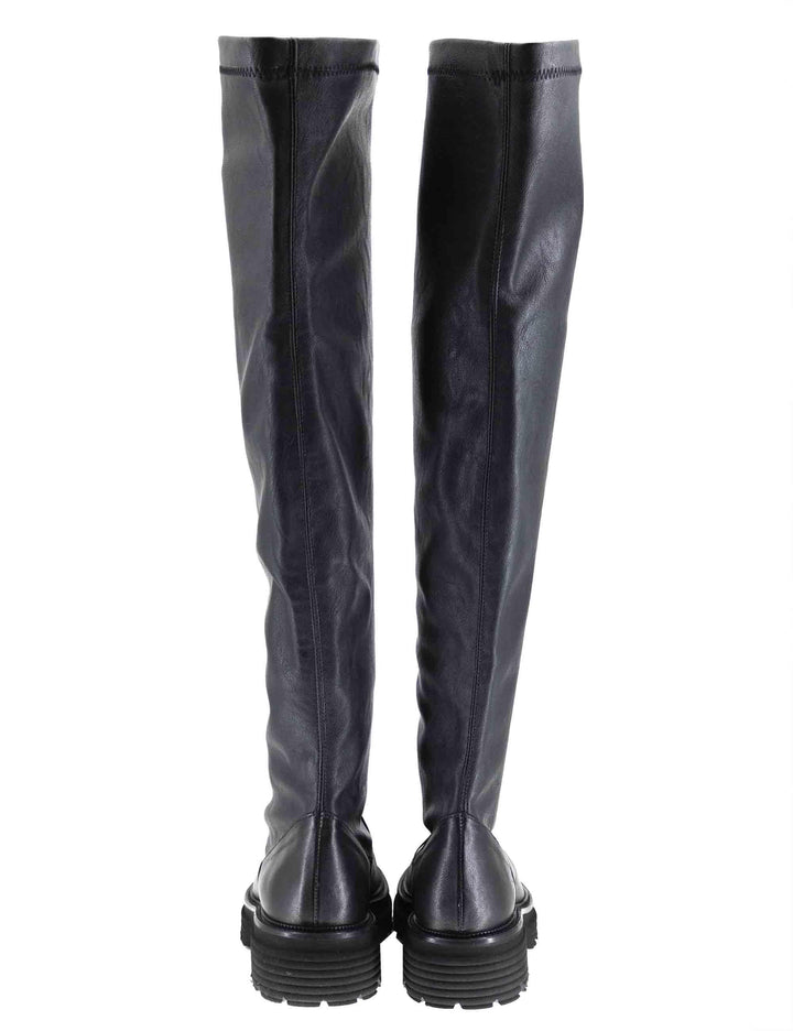 Stivali donna in pelle elasticizzata sopra al ginocchio con suola alta SP3280 001 Spatarella 