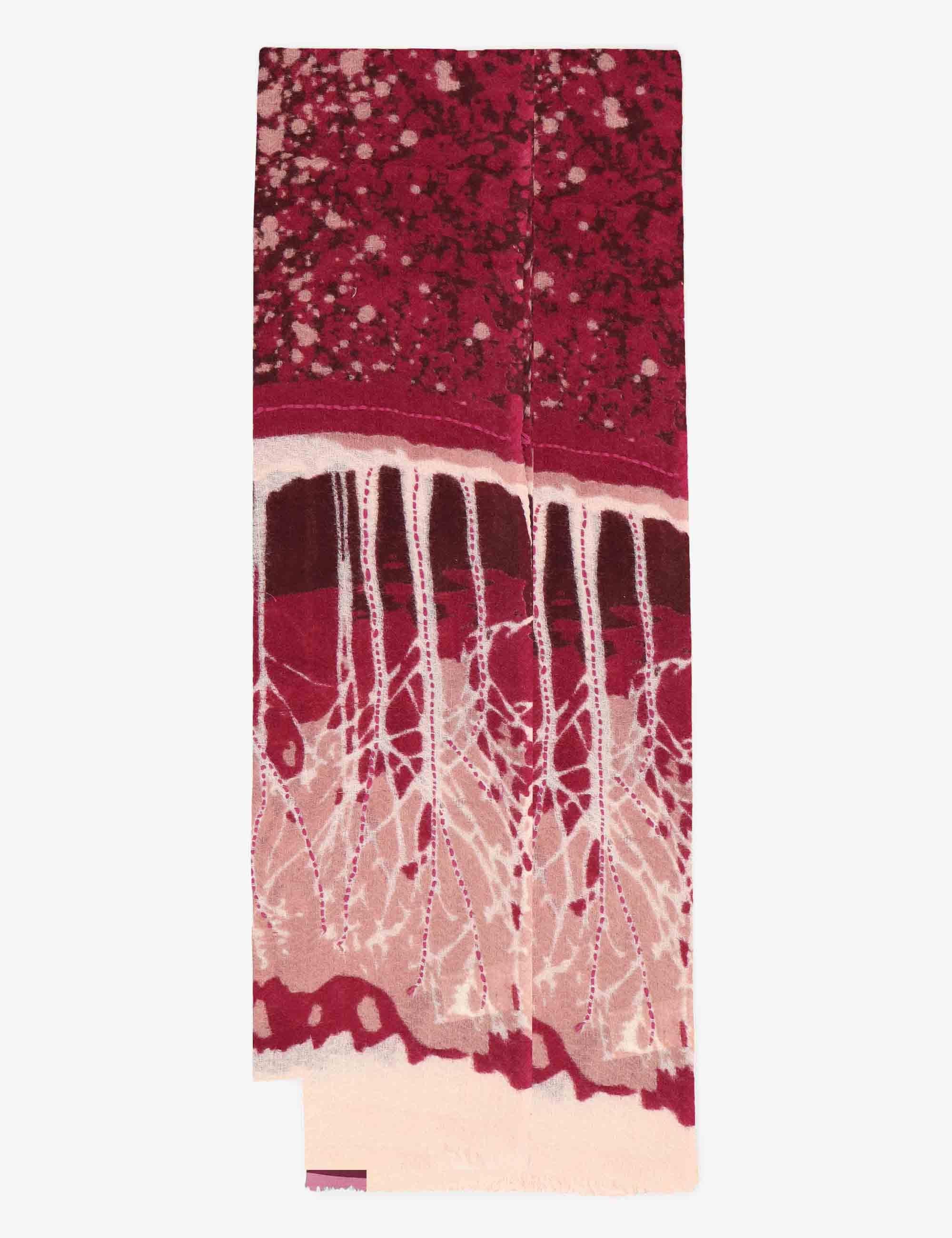 Sciarpe in Misto Seta Rosso Donna 61260019 0029