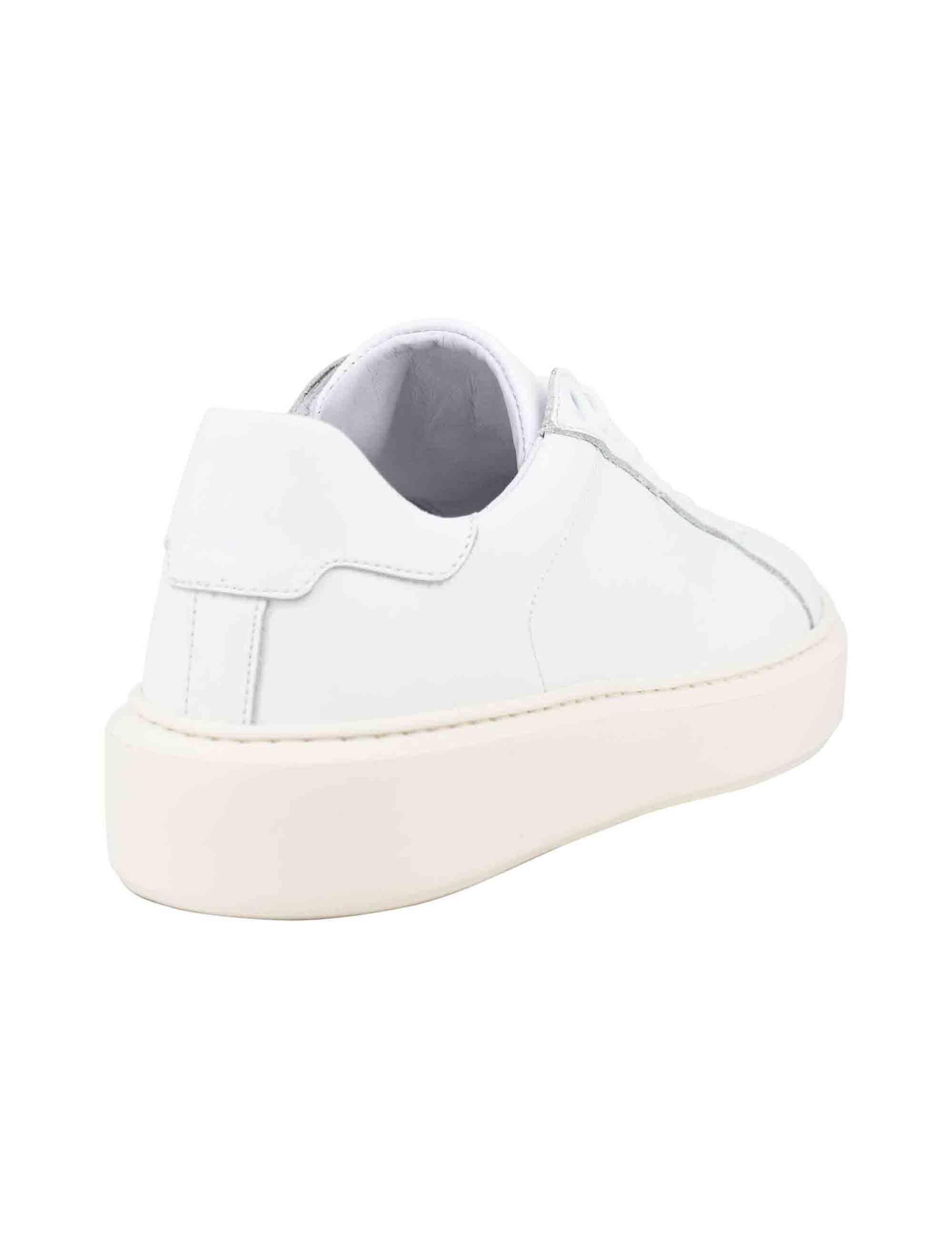 Sneakers uomo in pelle bianca con suola alta ulta light SP4050 100 Spatarella 